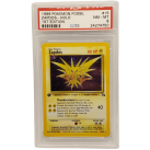 Zapdos 1st Edition Fossil #15 PSA 8 Now In Stock
