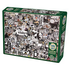 Cobble Hill: Black and White: Animals | 1000 Pieces Cobble Hill Puzzles