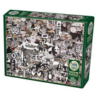 Cobble Hill: Black and White: Animals | 1000 Piece Puzzle