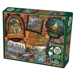 Cobble Hill: Cabin Signs | 1000 Pieces Cobble Hill Puzzles