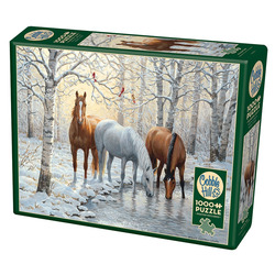 Cobble Hill: Winter Trio | 1000 Pieces Cobble Hill Puzzles