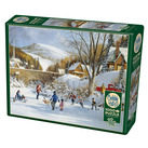 Cobble Hill: Hockey on Frozen Lake | 1000 Piece Puzzle