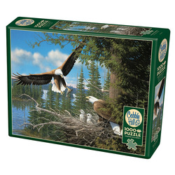 Cobble Hill: Nesting Eagles | 1000 Pieces Cobble Hill Puzzles