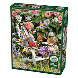 Cobble Hill: Summer Adirondack Birds | 1000 Pieces Cobble Hill Puzzles