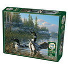 Cobble Hill: Common Loons | 1000 Pieces Cobble Hill Puzzles