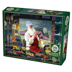 Cobble Hill: Santa's Hobby | 1000 Pieces Cobble Hill Puzzles