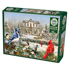 Cobble Hill: Country House Birds | 1000 Piece Puzzle