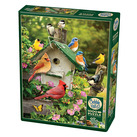 Cobble Hill: Summer Birdhouse | 1000 Pieces Cobble Hill Puzzles