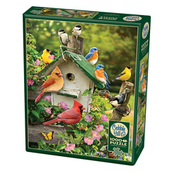 Cobble Hill: Summer Birdhouse | 1000 Pieces Cobble Hill Puzzles