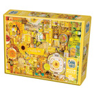Cobble Hill: Yellow | 1000 Pieces Cobble Hill Puzzles