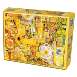 Cobble Hill: Yellow | 1000 Pieces Cobble Hill Puzzles