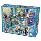 Cobble Hill: Blue | 1000 Pieces Cobble Hill Puzzles
