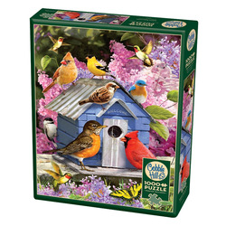 Cobble Hill: Spring Birdhouse | 1000 Pieces Cobble Hill Puzzles