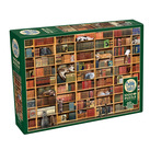 Cobble Hill: The Cat Library | 1000 Piece Puzzle