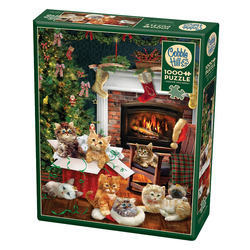 Cobble Hill: Christmas Kittens | 1000 Pieces Cobble Hill Puzzles