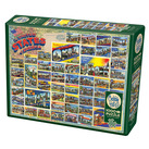 Cobble Hill: Vintage American Postcards | 1000 Pieces Cobble Hill Puzzles