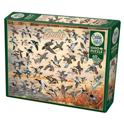 Cobble Hill: Ducks of North America | 1000 Pieces Cobble Hill Puzzles