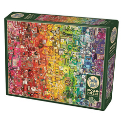 Cobble Hill: Colourful Rainbow | 1000 Pieces Cobble Hill Puzzles