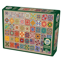 Cobble Hill: 50 States Quilt Blocks | 1000 Pieces Cobble Hill Puzzles