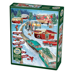 Cobble Hill: Christmas Campers | 1000 Pieces Cobble Hill Puzzles