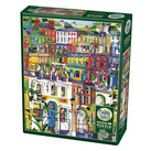 Cobble Hill: Thru Swirly Railings | 1000 Pieces Cobble Hill Puzzles