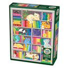 Cobble Hill: Rainbow Cat Quilt | 1000 Piece Puzzle