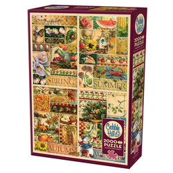 Cobble Hill: The Four Seasons | 2000 Pieces Cobble Hill Puzzles