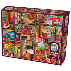 Cobble Hill: Vintage Art Supplies | 2000 Pieces Cobble Hill Puzzles