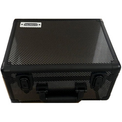 Graded Card Storage Case Heavy Duty 3 Row Silver/Grey
